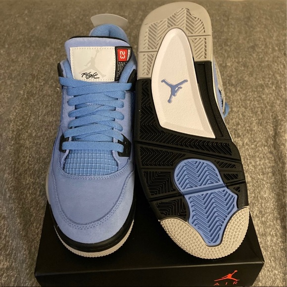 Jordan 4 university blue - Picture 3 of 5